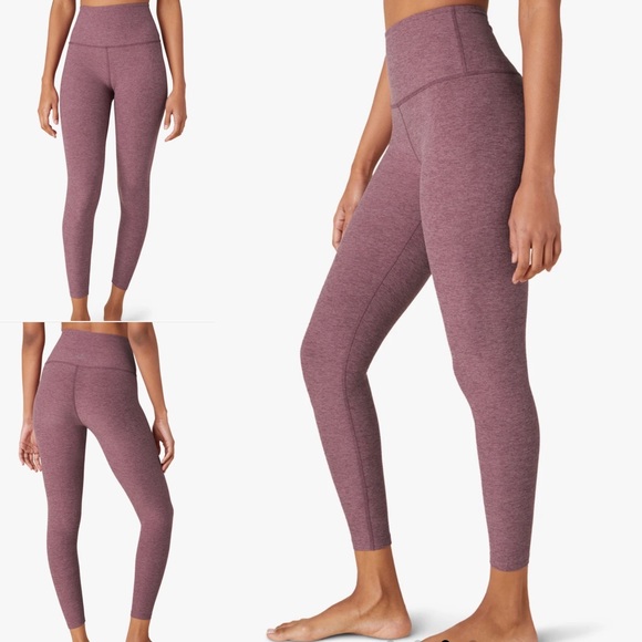 Beyond Yoga Pants - Beyond Yoga Space Dye Legging Pale Plumb